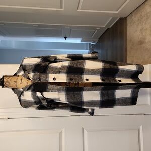 Plaid Longline Coat